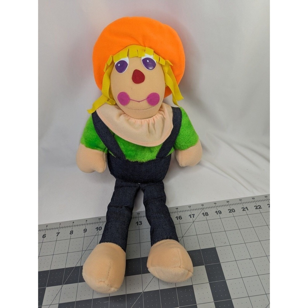 Play by Play Scarecrow Plush 19 Inch Halloween Stuffed Animal Toy